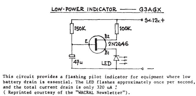 Battery Low power Indicator Circuits   Battery Low Power Indicator