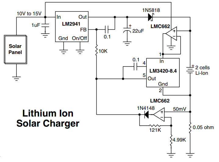 DIY Lithium-Ion Solar Charger for 2-Cell Batteries