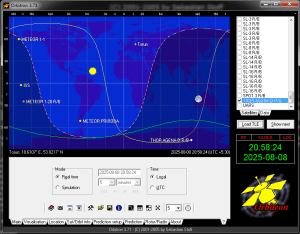 Orbitron is a satellite tracking system